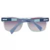 JUST CAVALLI Unisex Okulary przeciwsłoneczne JC743S-5787B Niebieska oprawka Szare soczewki gradientowe 57mm