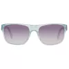 JUST CAVALLI Unisex Okulary przeciwsłoneczne JC743S-5787B Niebieska oprawka Szare soczewki gradientowe 57mm