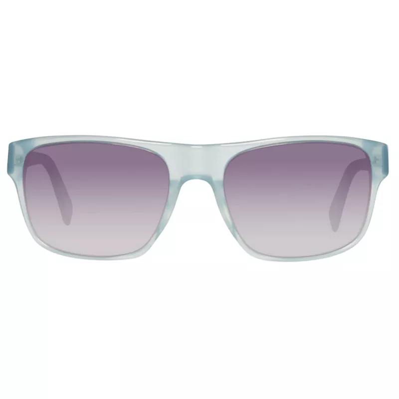 JUST CAVALLI Unisex Okulary przeciwsłoneczne JC743S-5787B Niebieska oprawka Szare soczewki gradientowe 57mm