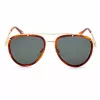 JUST CAVALLI Okulary przeciwsłoneczne Unisex SJC029V5701GZ Czarna oprawka Szare gradientowe szkła 57/17/140 mm