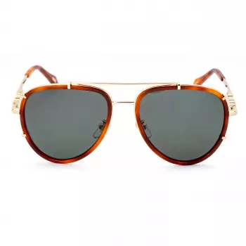 JUST CAVALLI Okulary przeciwsłoneczne Unisex SJC029V5701GZ Czarna oprawka Szare gradientowe szkła 57/17/140 mm
