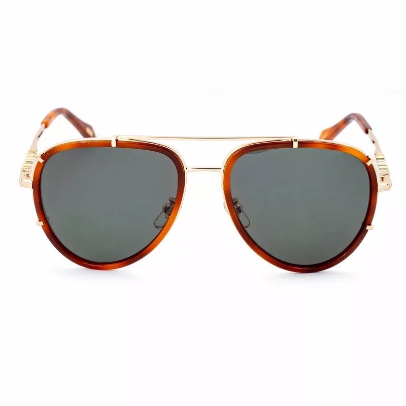 JUST CAVALLI Okulary przeciwsłoneczne Unisex SJC029V5701GZ Czarna oprawka Szare gradientowe szkła 57/17/140 mm