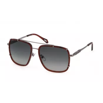 JUST CAVALLI Unisex Okulary Przeciwsłoneczne SJC030V5809JC Havana Acetate Brązowy Gradient 58mm