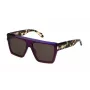 JUST CAVALLI Unisex Sunglasses SJC032-5709FE Brown Havana Geometric Acetate Frame Brown Gradient Lens 57/15/145 mm