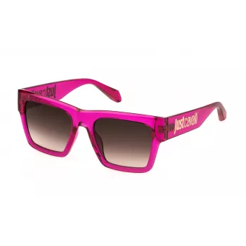 JUST CAVALLI Unisex Okulary Przeciwsłoneczne SJC038-5403GB Havana Brązowy Gradient 54mm