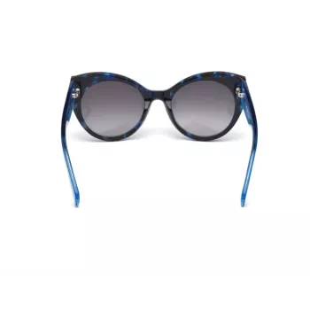 JUST CAVALLI WOMAN JC789S-55B Okulary przeciwsłoneczne Motyl Havana Brązowy Gradient 55/21/140 mm
