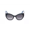 JUST CAVALLI WOMAN JC789S-55B Okulary przeciwsłoneczne Motyl Havana Brązowy Gradient 55/21/140 mm