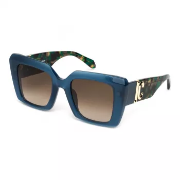 Okulary przeciwsłoneczne damskie Just Cavalli Butterfly SJC104-510D99 Havana Brown Gradient