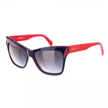 Okulary przeciwsłoneczne JUST CAVALLI damskie JC788S-92W kwadratowa czarna oprawka soczewki gradientowe szare 56/14/140 mm