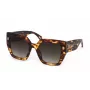 Okulary przeciwsłoneczne JUST CAVALLI damskie SJC021-530743 Havana oprawka acetatowa brązowe soczewki gradientowe 53mm