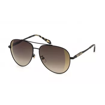 Okulary przeciwsłoneczne JUST CAVALLI dla kobiet SJC029-60305G Shiny Black Gradient Smoke 60/15/140 mm
