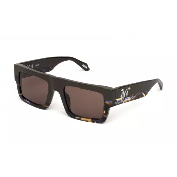 Okulary przeciwsłoneczne JUST CAVALLI damskie SJC103V530J91 Motylkowe Acetat Havana Brązowy Gradient 53mm