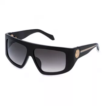 Okulary przeciwsłoneczne damskie Just Cavalli SJC145-600700 Geometryczne Czarno-Szare Gradientowe