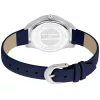 Zegarek damski JUST CAVALLI JC1L210L0115 32mm Srebrna tarcza Biały skórzany pasek