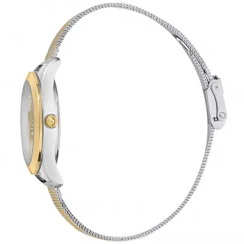Zegarek damski JUST CAVALLI JC1L210M0065 32mm Srebrny Stal nierdzewna Bransoleta mesh mediolański