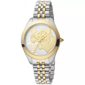 Zegarek damski JUST CAVALLI JC1L210M0175 32mm Srebrna stal nierdzewna