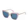 Okulary przeciwsłoneczne JUST CAVALLI dla kobiet SJC092-5306SM Czarny/Szary Motylkowe Acetat 53mm