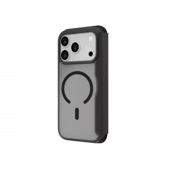 JUST MUST CHAMPION II FLIP CASE MAGSAFE do iPhone 17 Pro, Czarny