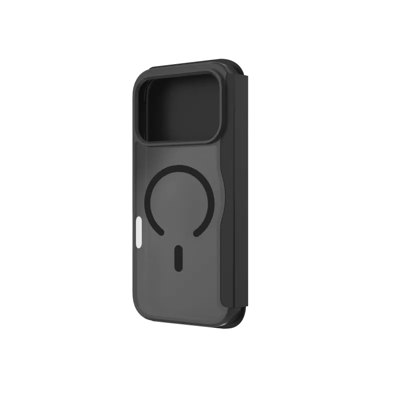 JUST MUST CHAMPION II FLIP CASE MAGSAFE do iPhone 17 Pro, Czarny