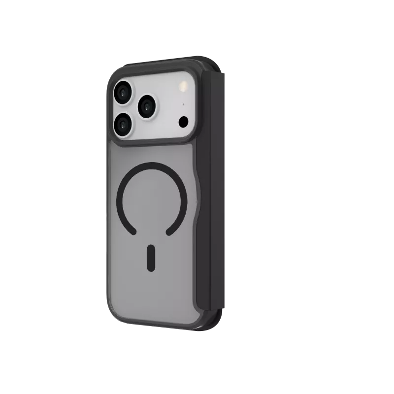 JUST MUST CHAMPION II FLIP CASE MAGSAFE do iPhone 17 Pro, Czarny