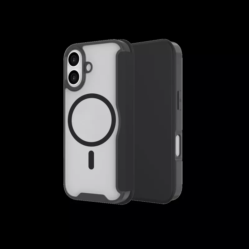 JUST MUST CHAMPION II MAGSAFE FLIP CASE do iPhone 17, Czarny
