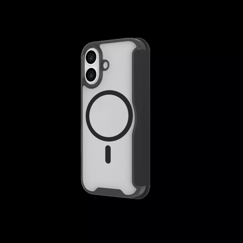 JUST MUST CHAMPION II MAGSAFE FLIP CASE do iPhone 17, Czarny
