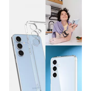 JUST MUST JM ANTI-BACTERIA TPU do Galaxy S24 FE Clear