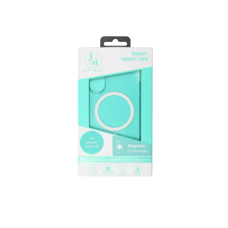 JUST MUST JM Crystal z MagSafe do Galaxy S26 Plus Clear