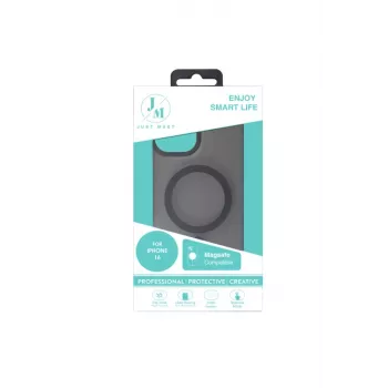 JUST MUST JM MAGSAFE SILK FROST I do iPhone 16 Czarny