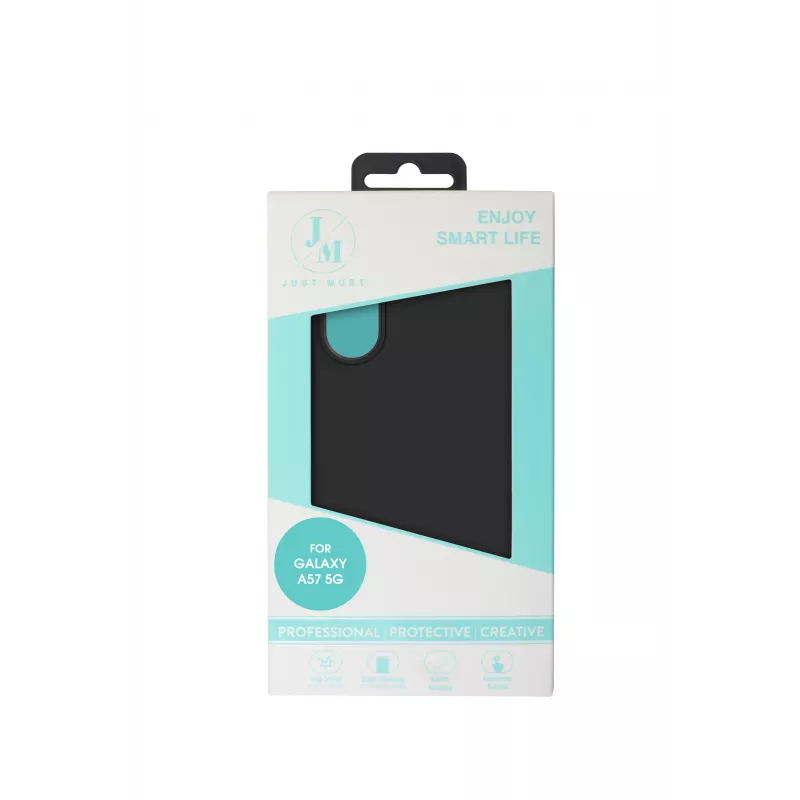 JUST MUST JM REGULAR DEFENSE SILICONE do Galaxy A57, Czarny