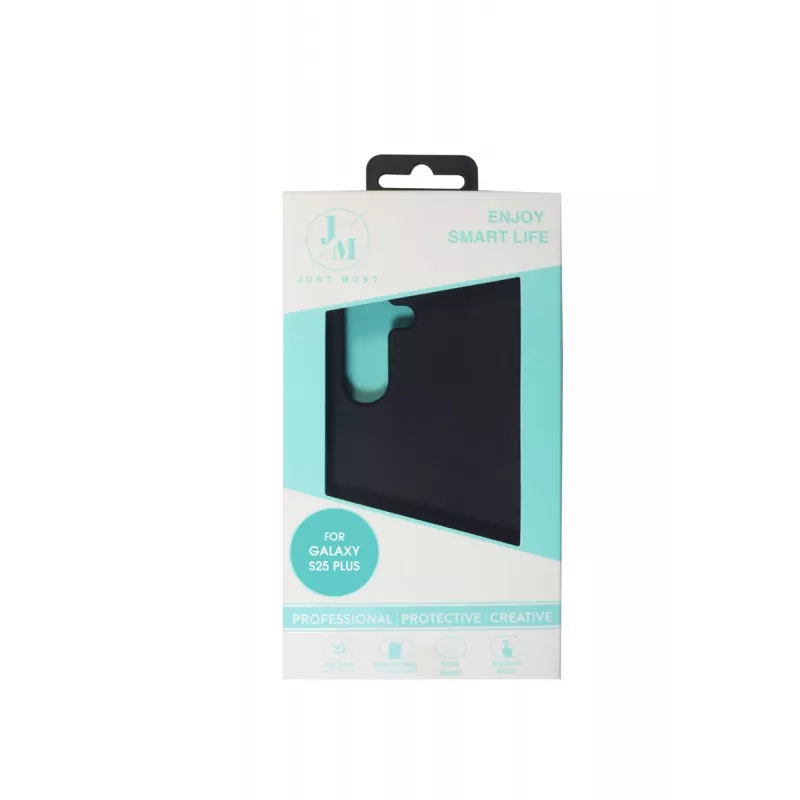 JUST MUST JM REGULAR DEFENSE SILICONE do Galaxy S25 Plus Czarny