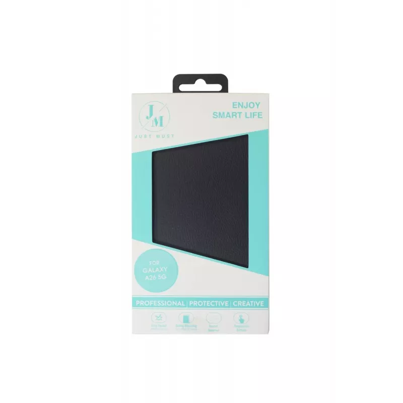JUST MUST JM STAND FLIP CASE do Galaxy A26 Czarny