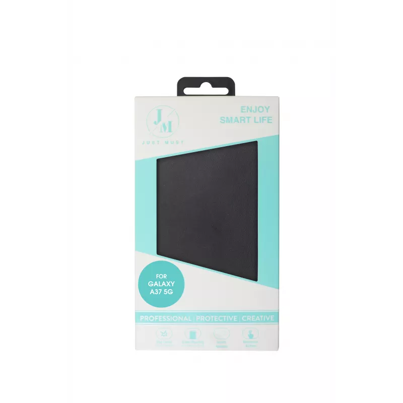 JUST MUST JM STAND FLIP CASE do Galaxy A37, Czarny