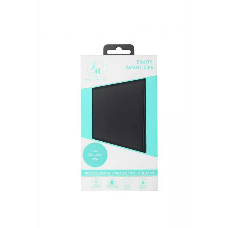 JUST MUST JM STAND FLIP CASE do Galaxy S26 Czarny