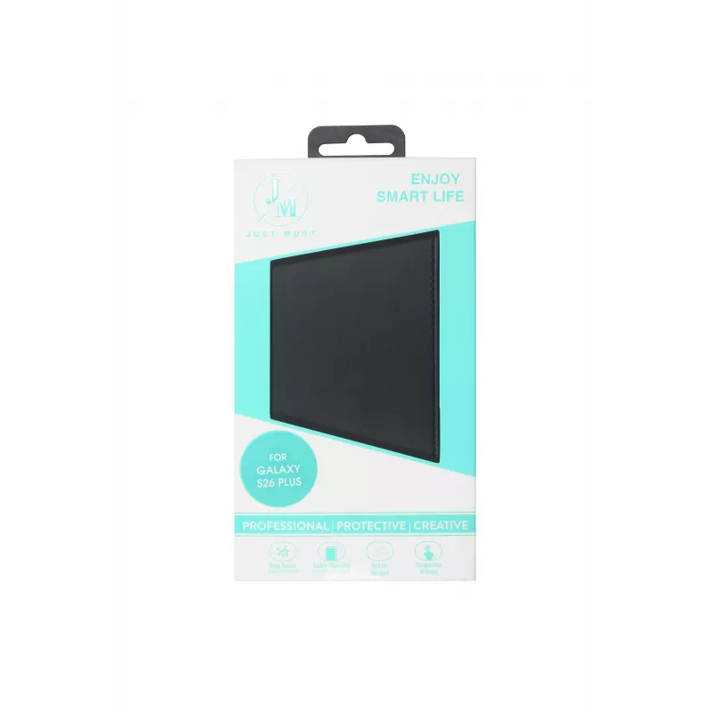 JUST MUST JM STAND FLIP CASE do Galaxy S26 Plus Czarny
