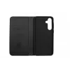 JUST MUST JM Stand Flip Case do Samsung Galaxy A35 5G, czarny – etui portfelowe z PU skóry z kieszeniami na karty i podstawką