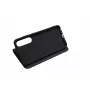 JUST MUST JM Stand Flip Case do Samsung Galaxy A35 5G, czarny – etui portfelowe z PU skóry z kieszeniami na karty i podstawką