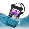 JUST MUST Wodoszczelny Pokrowiec na Telefon Czarny – Etui Zanurzalne IPX8 30m do Smartfonów