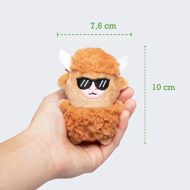 Just Play Emotional Support Highland Cow Pluszowa Zabawka - Brązowa, 25 cm