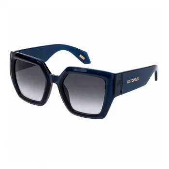 JUSTCAVALLI Damskie okulary przeciwsłoneczne Butterfly SJC149-5307FK Havana Brown Gradient 53mm