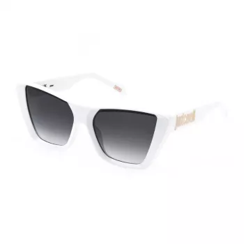JUSTCAVALLI Damskie okulary przeciwsłoneczne SJC146 Cat Eye, Havana Brown Gradient, 58/17/140 mm SJC146-580847