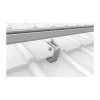 K2 Systems 1000001 Hak dachowy do dachówki, stal nierdzewna, płyta podstawy 150x60x5 mm, ramię 30x6 mm