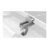 K2 Systems 1000001 Hak dachowy do dachówki, stal nierdzewna, płyta podstawy 150x60x5 mm, ramię 30x6 mm
