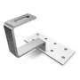 K2 Systems 1000001 Hak dachowy do dachówki, stal nierdzewna, płyta podstawy 150x60x5 mm, ramię 30x6 mm