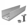 K2 Systems RailConnector Ultra Light wewnętrzna złączka szynowa do SolidRail i CrossRail - aluminium, wstępnie zmontowana