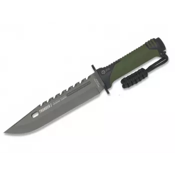 K25 32019 Thunder I Nóż z Głownią Stałą OD Green