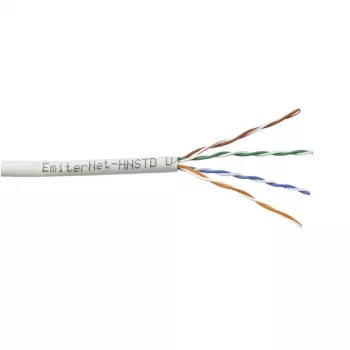 Kabel Emiter Net UTP (U/UTP) Cat.5e 350MHz Solid Core PVC Grey 305m