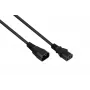 Kabelmeister 3m kabel zasilający Schuko - IEC C13 kątowy, 1,0mm², czarny SK0130-S030