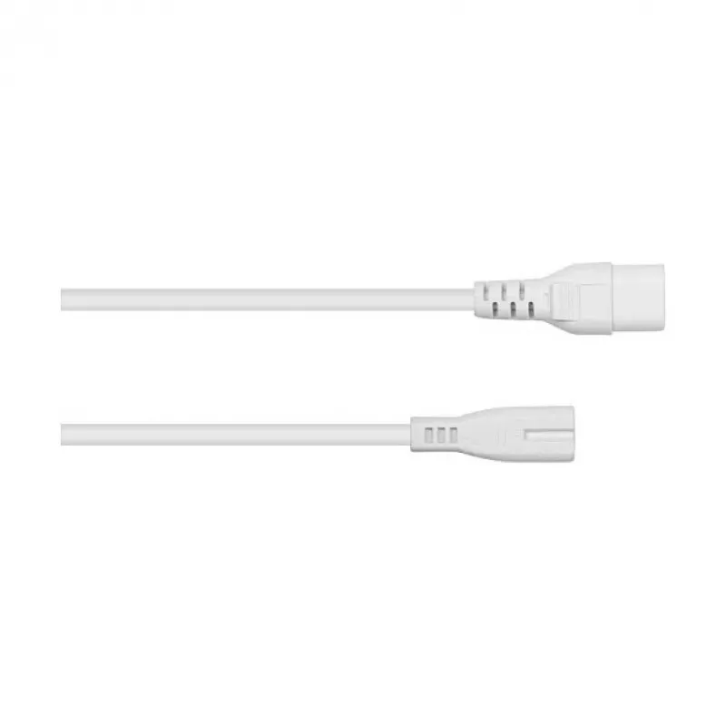 Kabelmeister Euro Extension Cable C8 Socket to C7 Plug 0.2m Black