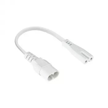 Kabelmeister Euro Extension Cable C8 Socket to C7 Plug 0.2m Black